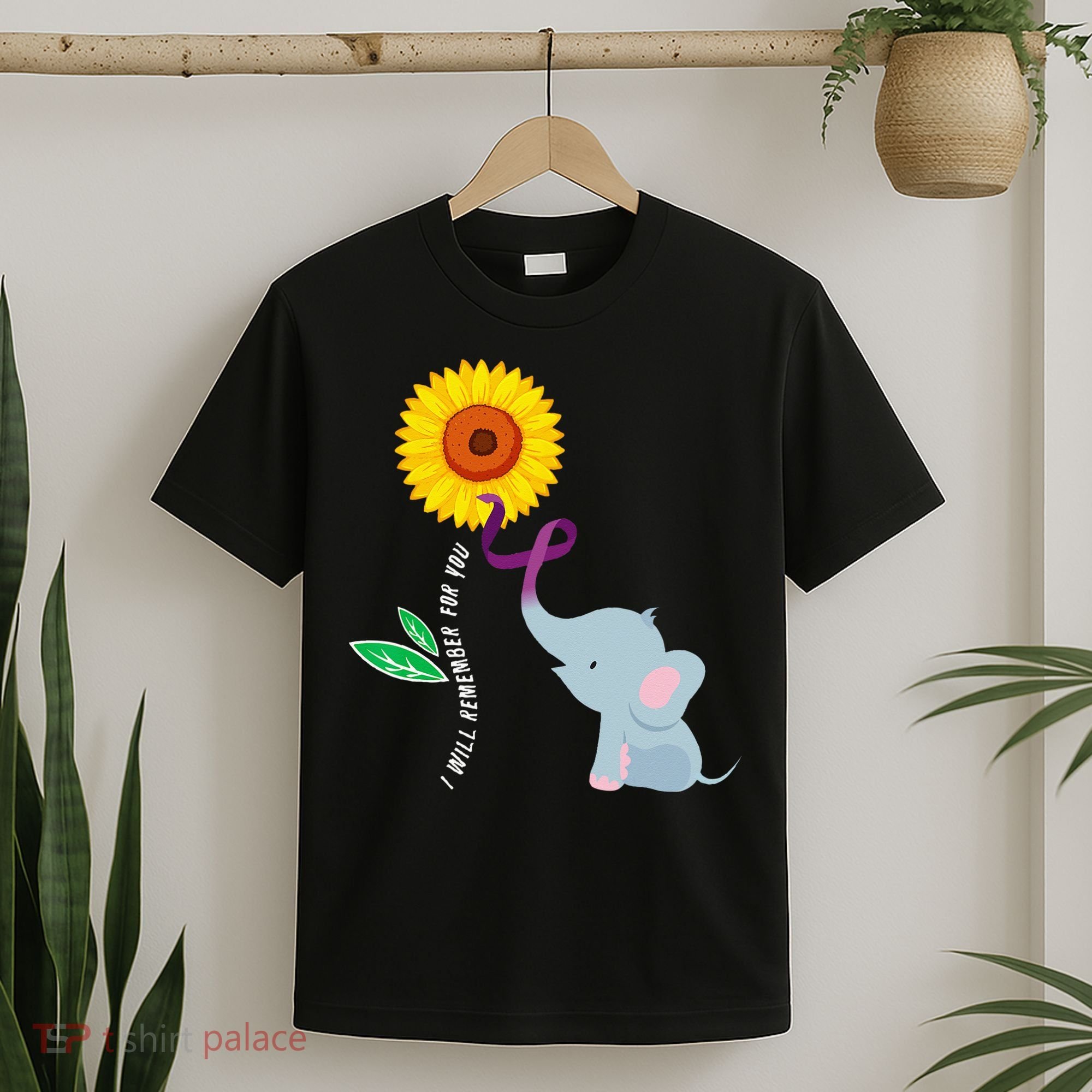 I Will Remember For You ALZ Dementia Alzheimers Awareness T-Shirt