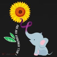 I Will Remember For You ALZ Dementia Alzheimers Awareness Ornament thumb 1