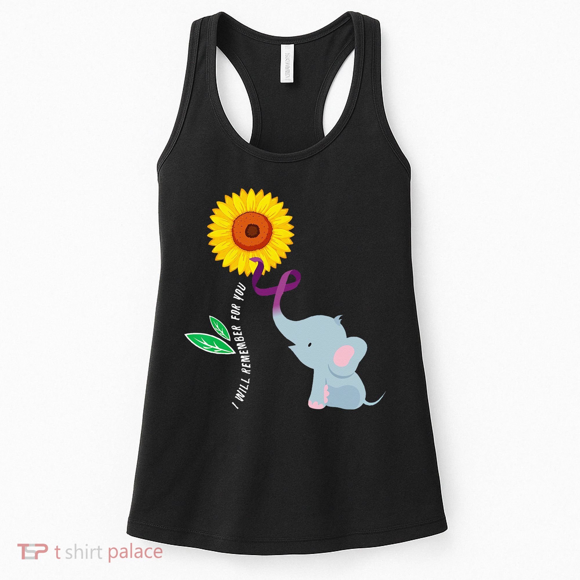 I Will Remember For You ALZ Dementia Alzheimers Awareness Women's Tank Top
