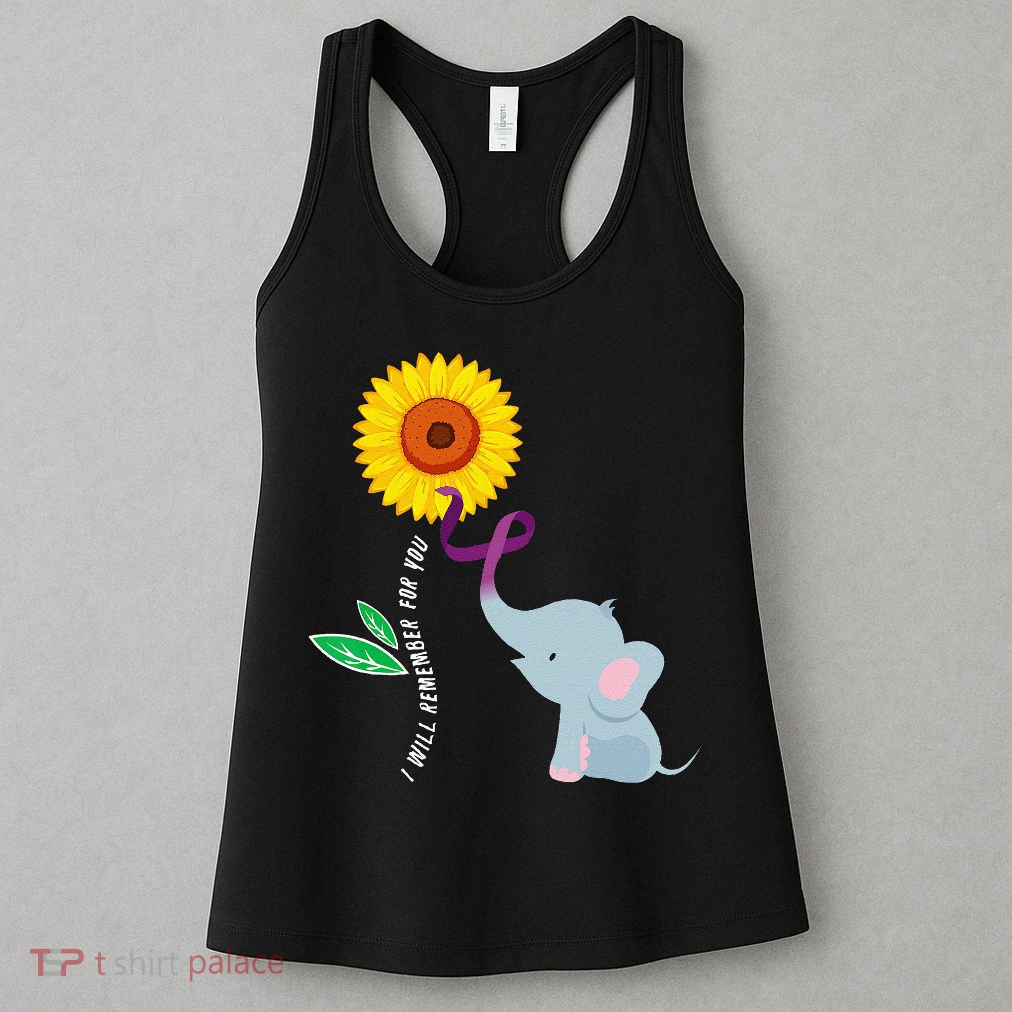 I Will Remember For You ALZ Dementia Alzheimers Awareness Women's Tank Top