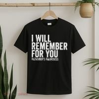I Will Remember For You Dementia Alzheimers Awareness T-Shirt thumb 2