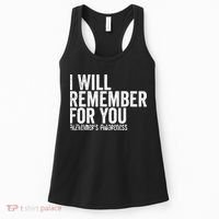 I Will Remember For You Dementia Alzheimers Awareness Women's Tank Top thumb 0