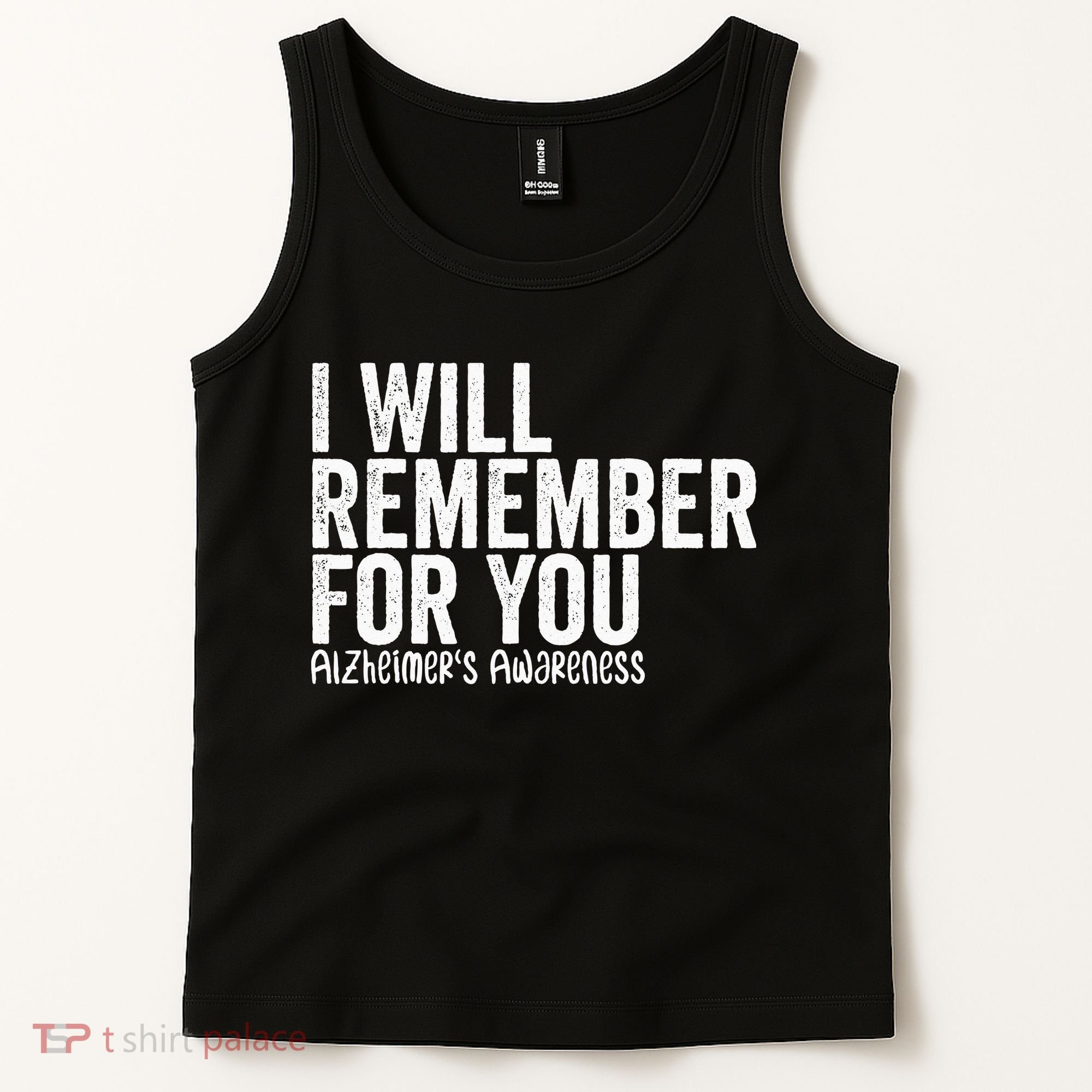 I Will Remember For You Dementia Alzheimers Awareness Tank Top