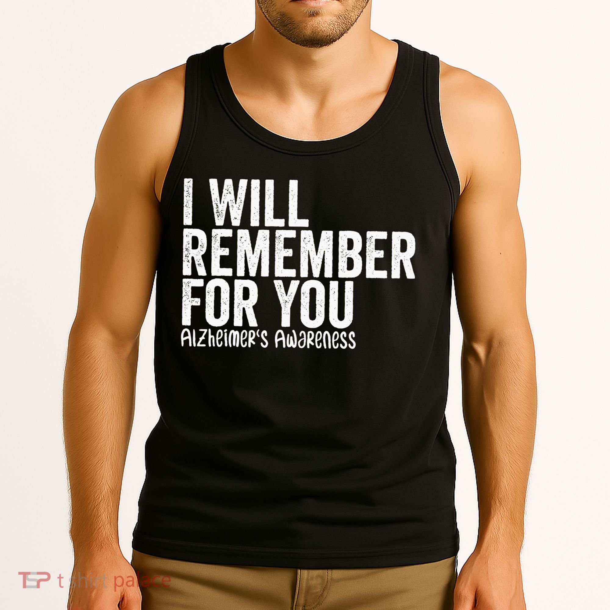 I Will Remember For You Dementia Alzheimers Awareness Tank Top