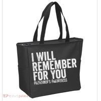 I Will Remember For You Dementia Alzheimers Awareness Tote Bag thumb 2