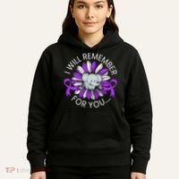 I Will Remember For You End ALZ Alzheimers Awareness Hoodie thumb 5
