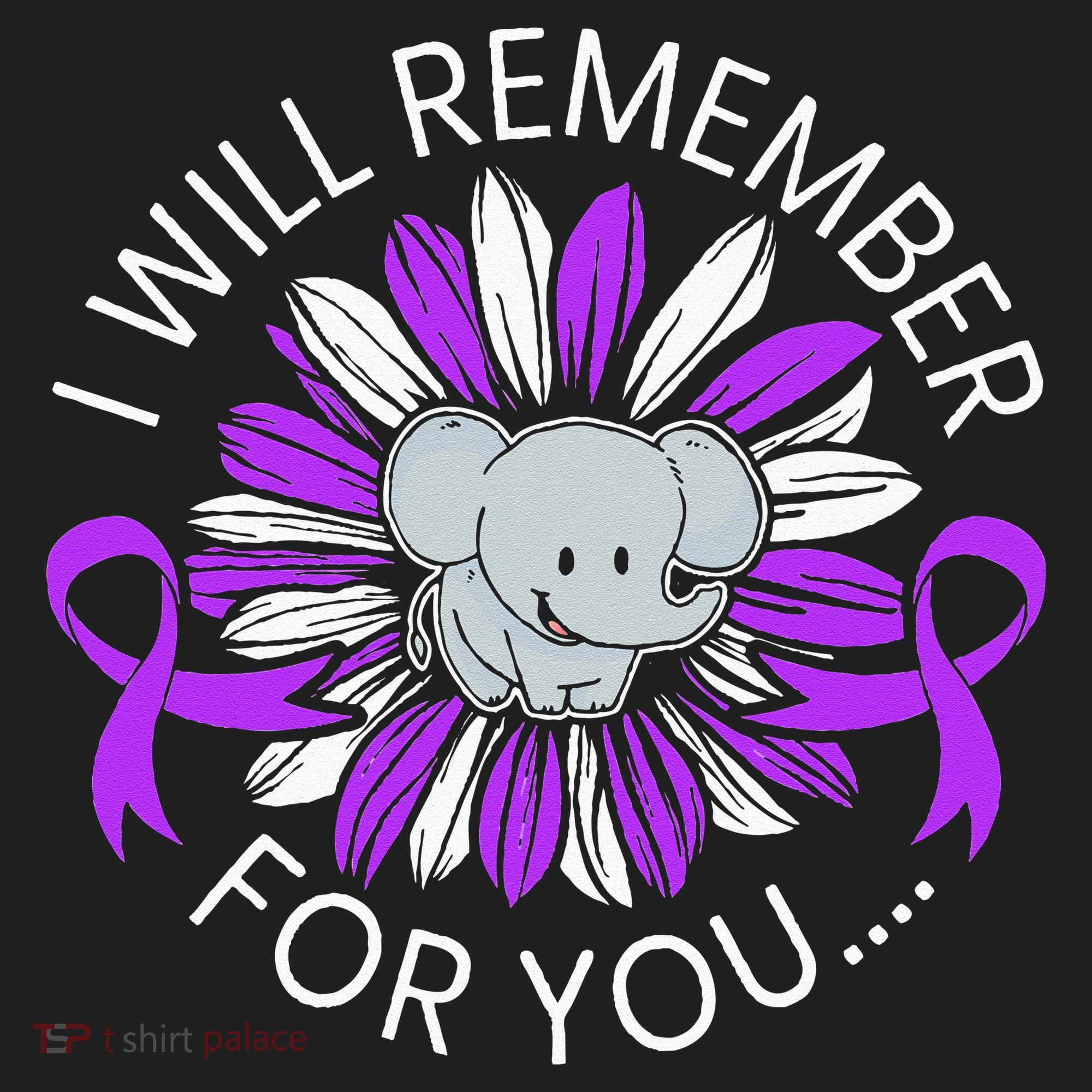 I Will Remember For You End ALZ Alzheimers Awareness Beanie