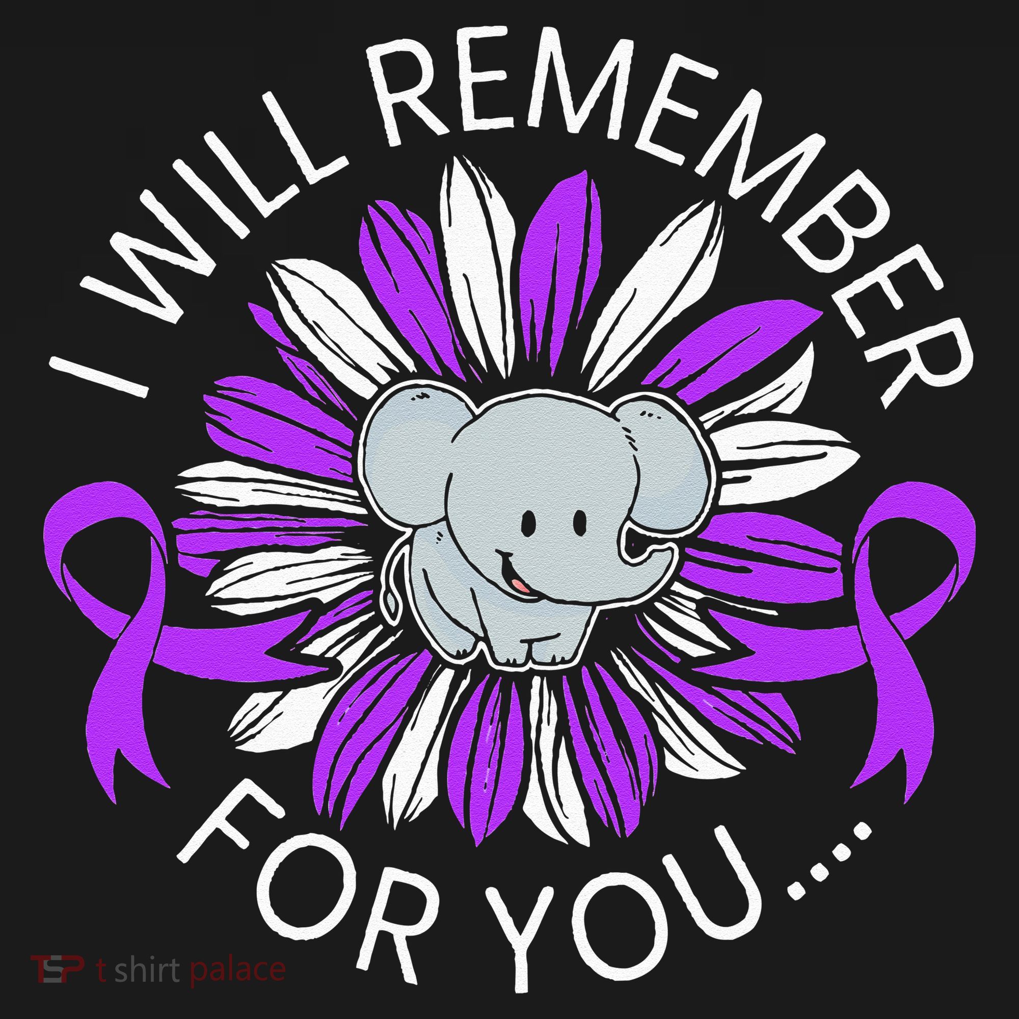 I Will Remember For You End ALZ Alzheimers Awareness Mousepad