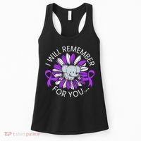 I Will Remember For You End ALZ Alzheimers Awareness Women's Tank Top thumb 0