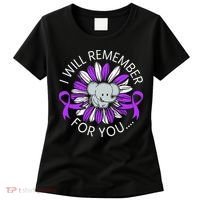 I Will Remember For You End ALZ Alzheimers Awareness Women's T-Shirt thumb 0