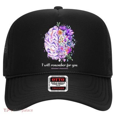 I Will Remember For You Brain AlzheimerS Awareness Hat