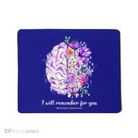 I Will Remember For You Brain AlzheimerS Awareness Mousepad thumb 0