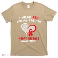 I Wear Red For My Brother Heart Disease Awareness CHD Day T-Shirt thumb 0