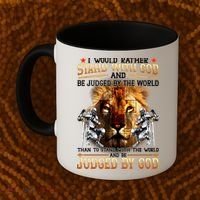 I Would Rather Stand With God Coffee Mug thumb 2