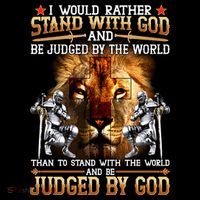I Would Rather Stand With God Ornament thumb 1