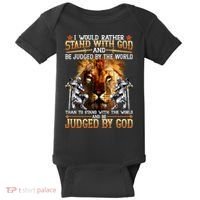 I Would Rather Stand With God Baby Bodysuit thumb 0