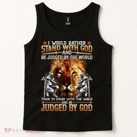 I Would Rather Stand With God Tank Top thumb 2