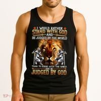 I Would Rather Stand With God Tank Top thumb 3