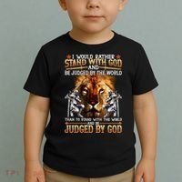 I Would Rather Stand With God Toddler T-Shirt thumb 2