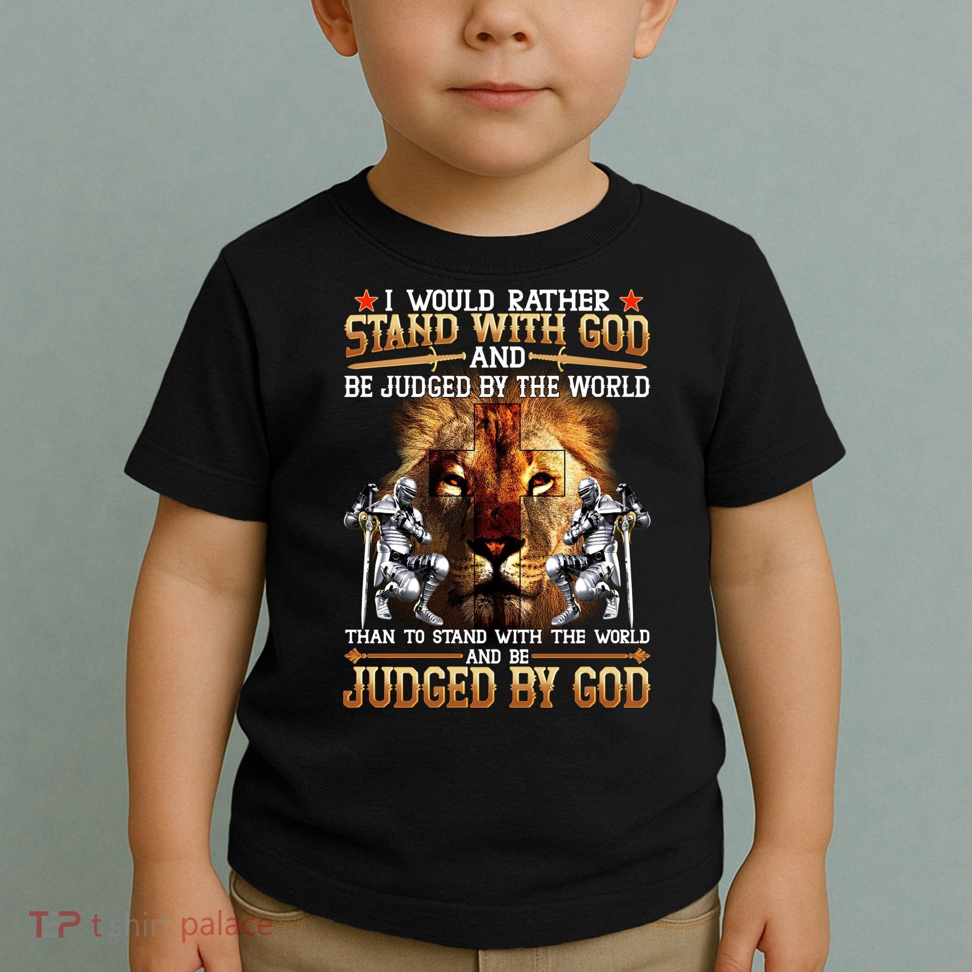 I Would Rather Stand With God Toddler T-Shirt