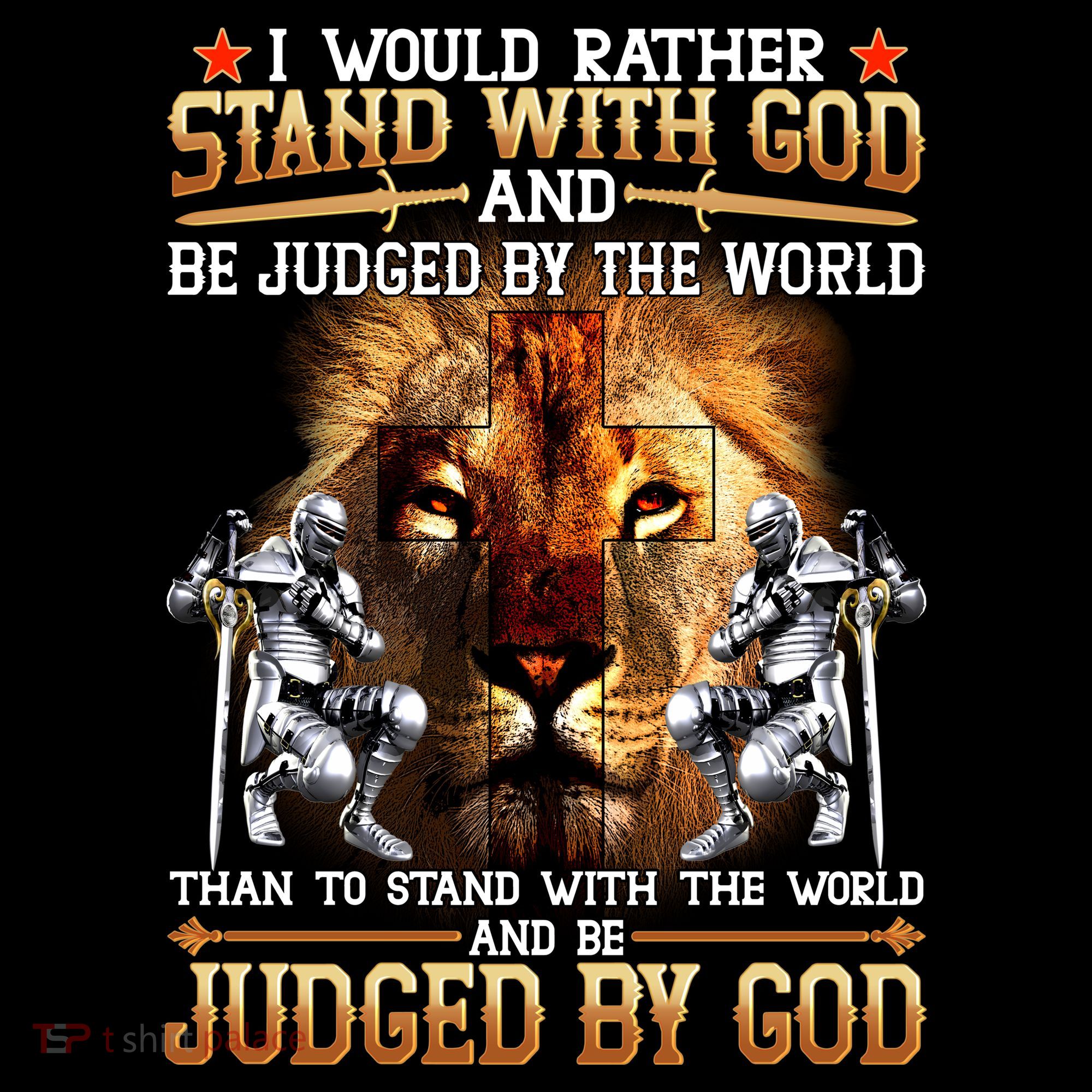 I Would Rather Stand With God Kids T-Shirt