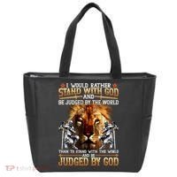 I Would Rather Stand With God Tote Bag thumb 0