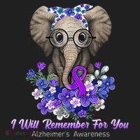 I Will Remember For You Purple Ribbon Alzheimers Awareness Tumbler thumb 3
