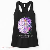 I Will Remember For You Brain Alzheimer's Awareness Women's Tank Top thumb 0
