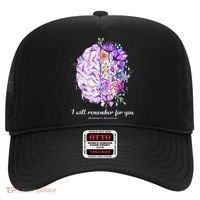 I Will Remember For You Brain Alzheimer's Awareness Hat thumb 0