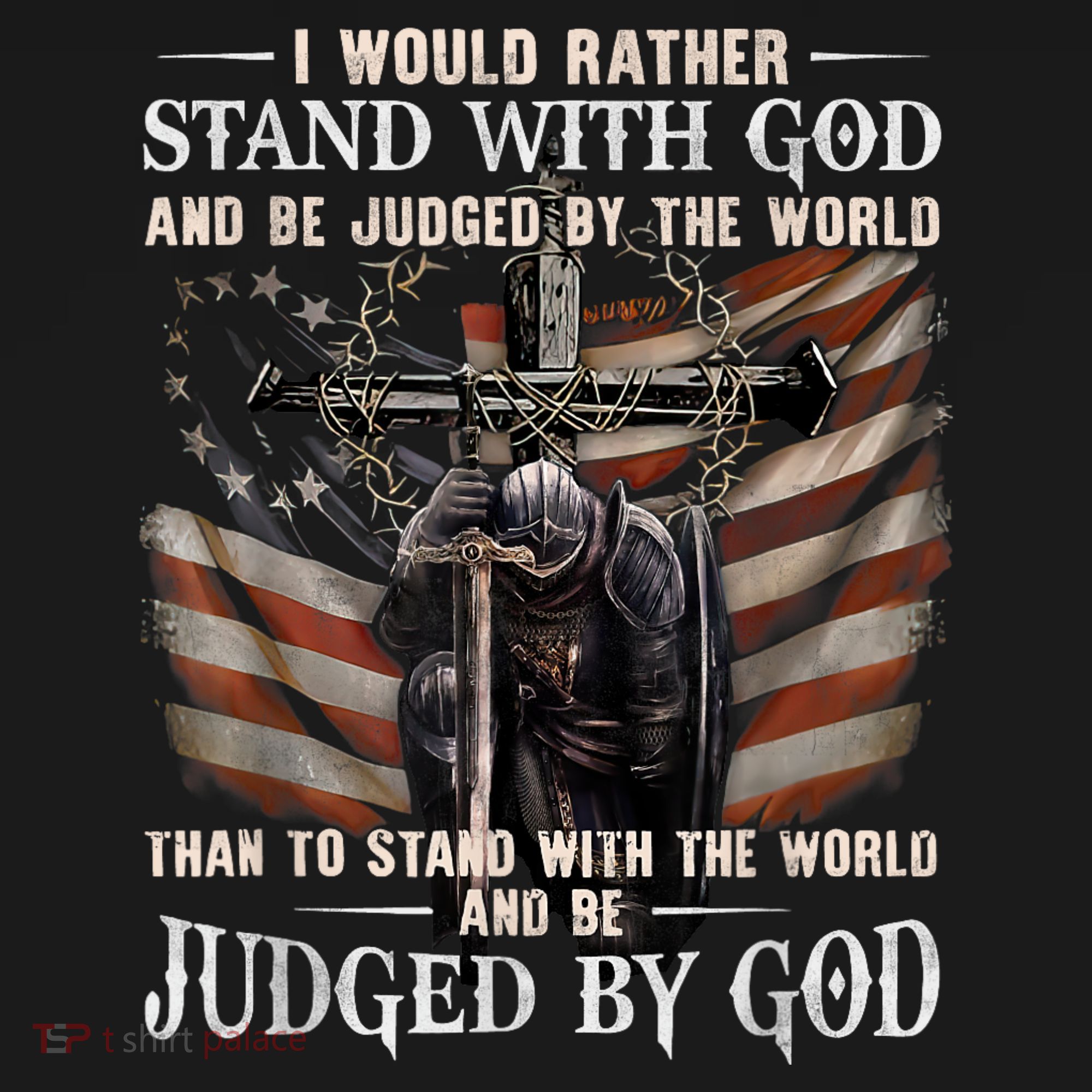 I Would Rather Stand With God And Be Judged By The World And Women's Hoodie