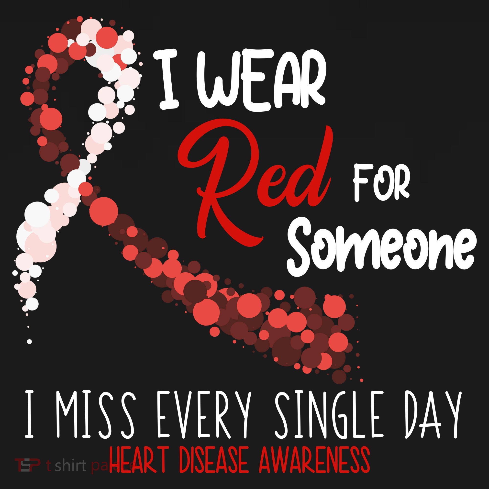 I Wear Red For Someone Heart Disease Awareness Women's Hoodie