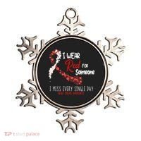 I Wear Red For Someone Heart Disease Awareness Ornament thumb 0