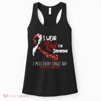 I Wear Red For Someone Heart Disease Awareness Women's Tank Top thumb 0
