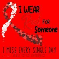I Wear Red For Someone Heart Disease Awareness Santa Hat thumb 1