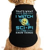 I Watch Scifi And I Know Things Doggie Tank thumb 0