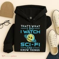 I Watch Scifi And I Know Things Hoodie thumb 4