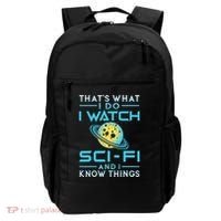 I Watch Scifi And I Know Things Backpack thumb 0