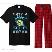 I Watch Scifi And I Know Things Pajama Set thumb 0