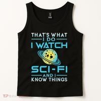 I Watch Scifi And I Know Things Tank Top thumb 2