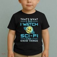 I Watch Scifi And I Know Things Toddler T-Shirt thumb 2