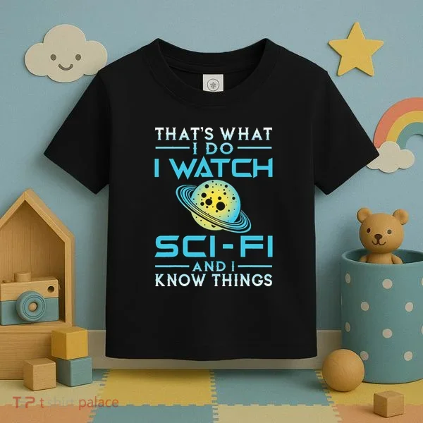 I Watch Scifi And I Know Things Toddler T-Shirt