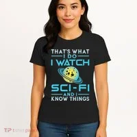 I Watch Scifi And I Know Things Women's T-Shirt thumb 4