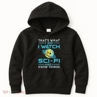 I Watch Scifi And I Know Things Kids Hoodie thumb 0