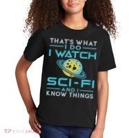 I Watch Sci Fi And I Know Things Funny Perfect Gift Kids T-Shirt thumb 2