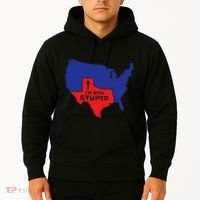 IM With Stupid Texas Map Women Gift Funny America Map Hoodie thumb 2