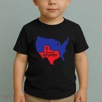 IM With Stupid Texas Map Women Gift Funny America Map Toddler T-Shirt thumb 2