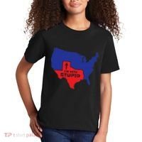 IM With Stupid Texas Map Women Gift Funny America Map Kids T-Shirt thumb 2