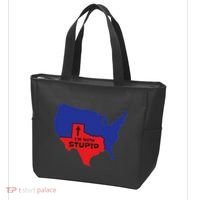 IM With Stupid Texas Map Women Gift Funny America Map Tote Bag thumb 3