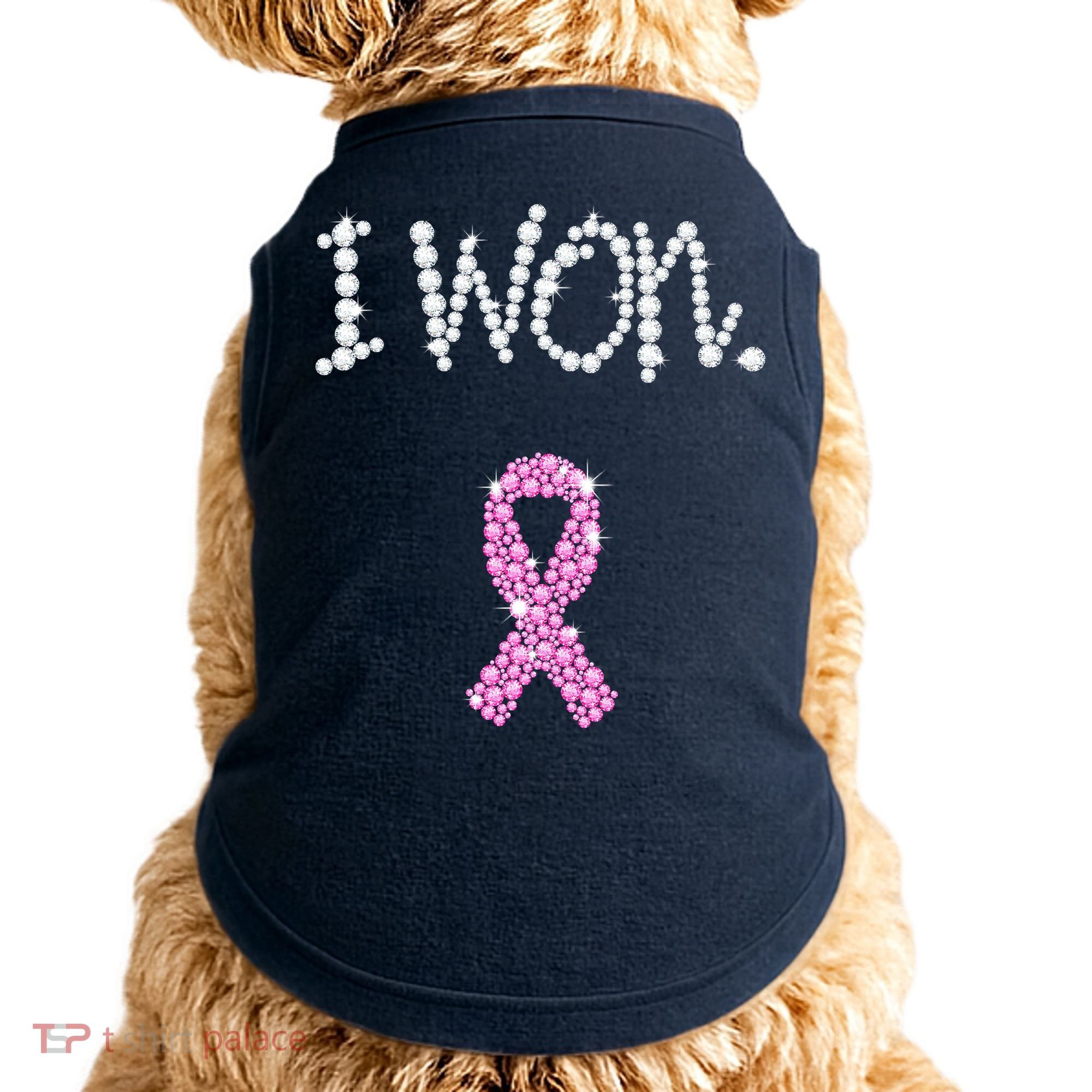 I Won Survivor Breast Cancer Awareness Doggie Tank