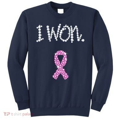 I Won Survivor Breast Cancer Awareness Sweatshirt